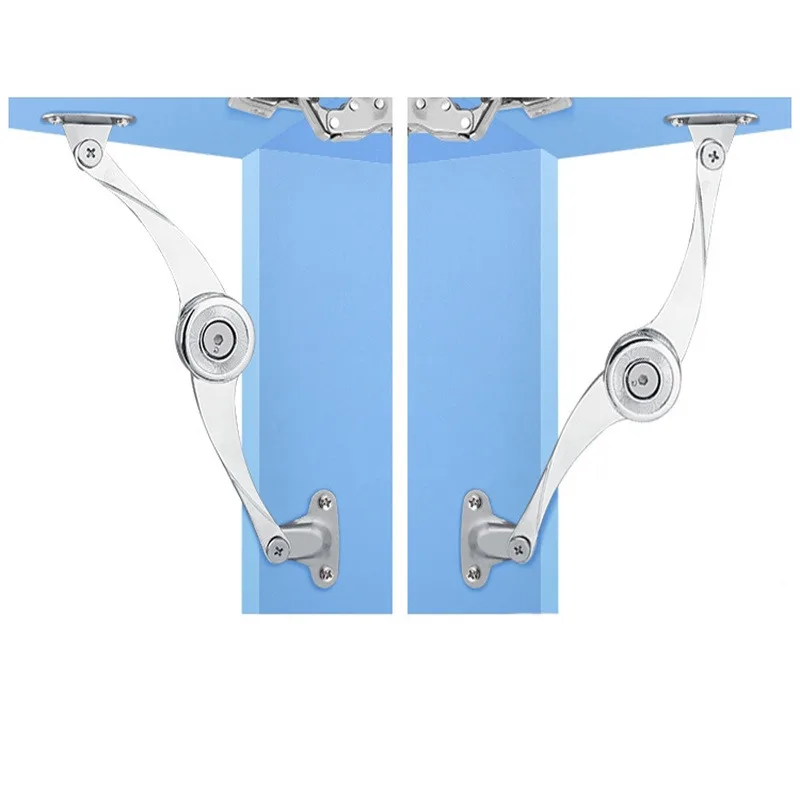 Hydraulic Randomly Stop Hinges Kitchen Cabinet Door Adjustable Polish Hinge Furniture Lift Up Flap Stay Support Hardware