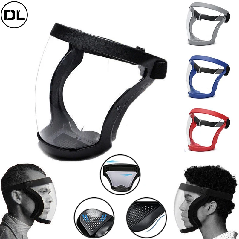 Protection Mask Transparent Facial Protector Face Faceshield Protective Outdoor Heating Home Kitchen Tools Full Face Shield