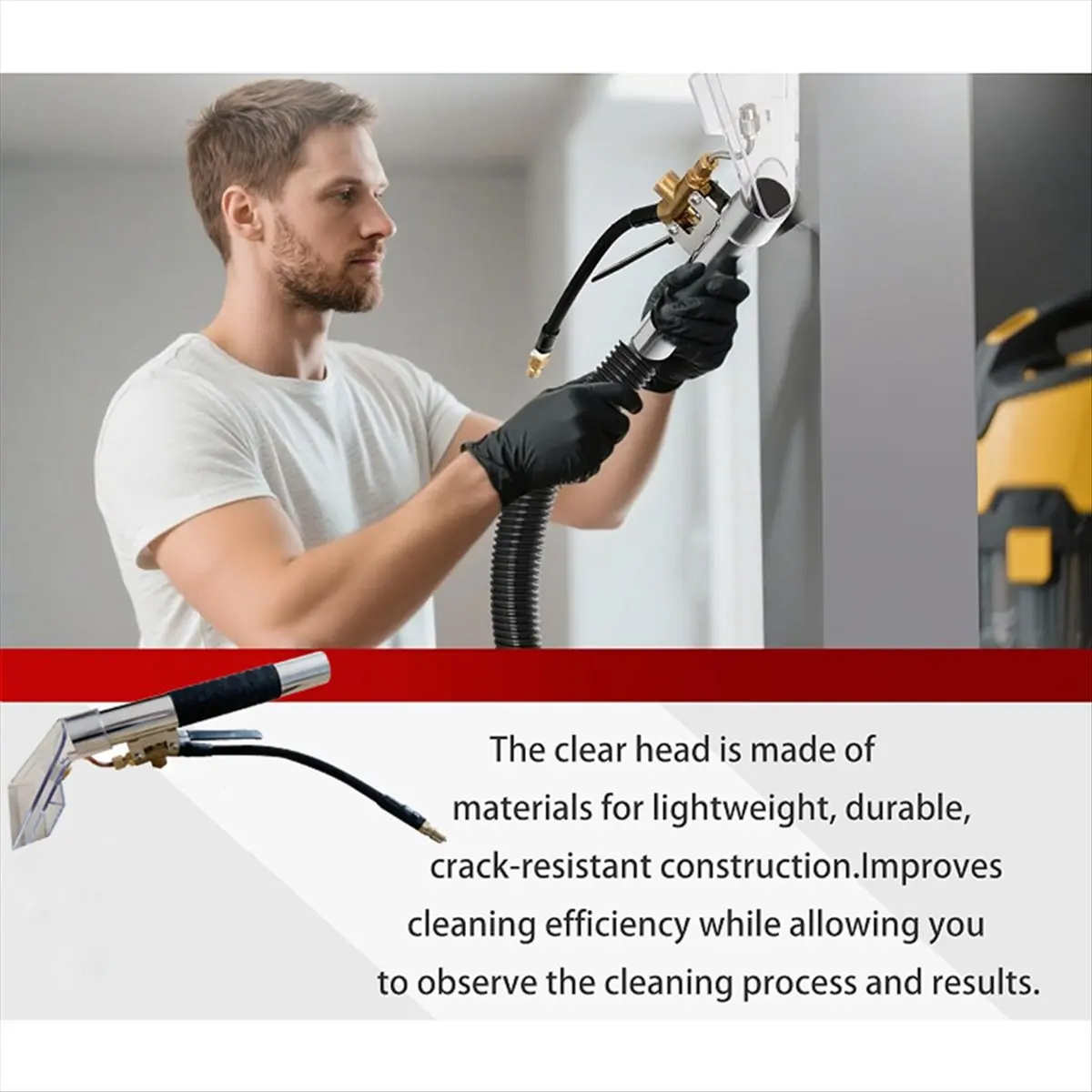 آلة شفط البخار متعددة الوظائف، آلة تنظيف التقاط الرأس لتنظيف تنجيد الأريكة العميق