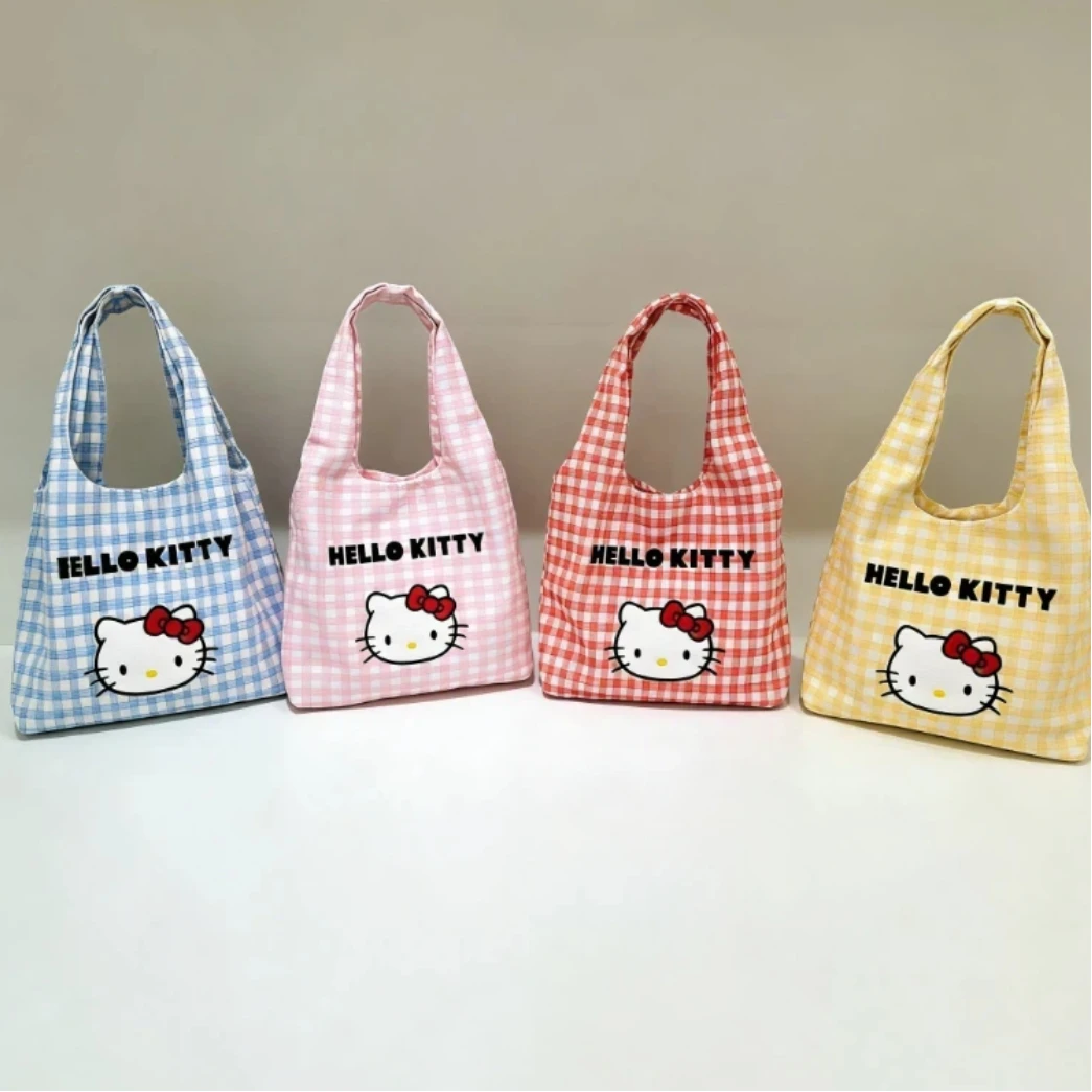 

Hello Kitty shoulder bag Kawaii Pencil Case Large Capacity Pen Bag Cosmetic Bag Stationery School Student backpack Only Bag gift