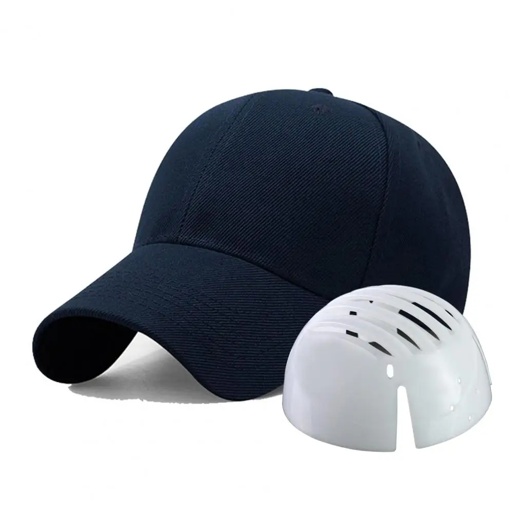 Hard Helmet Hat Breathable Construction Shaper Hat PE Liner Construction Shaper Hard Helmet Baseball Hat Head Protector