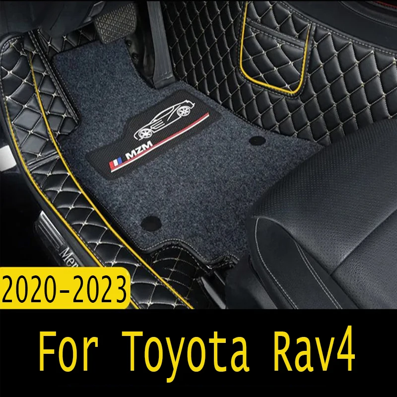 For Toyota Rav4 Rav 4 2020 2021 2022 2023 Non hybrid Car Floor Mats Auto Carpets Custom Interior Accessories Dash Rugs Waterproo