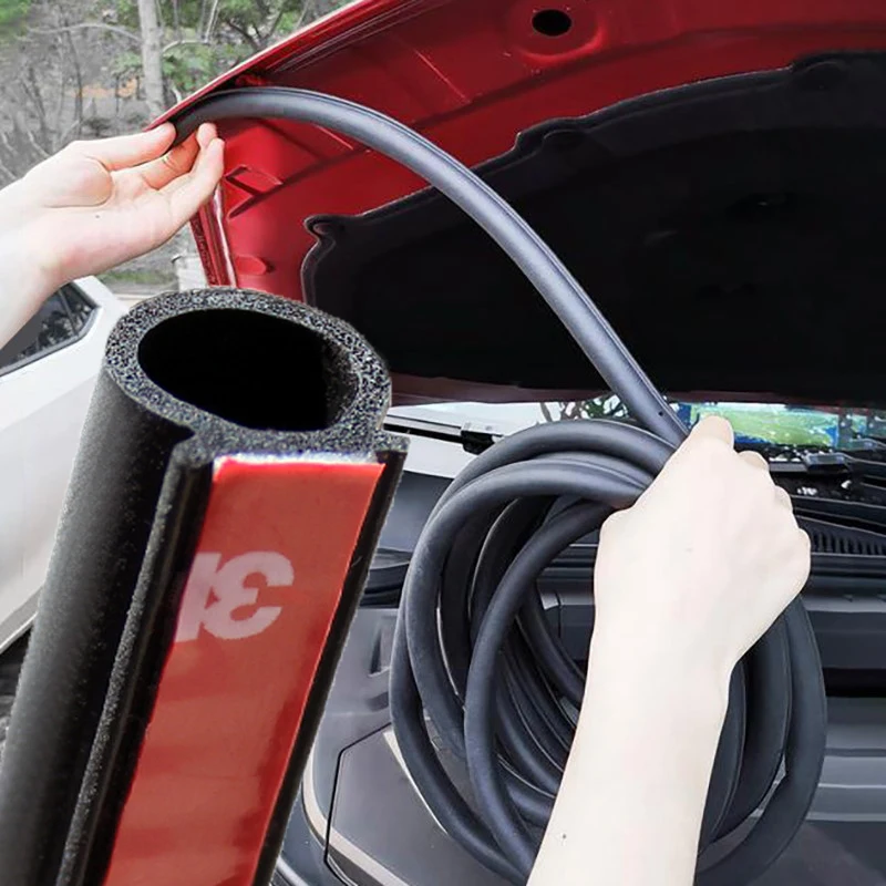 Z P D Typ Dichtungen Auto Tür Dichtung Streifen Auto Gummi Tür Dichtung Streifen Lärm Isolierung Anti-Staub Auto Dichtung starken Klebstoff – Detail 1
