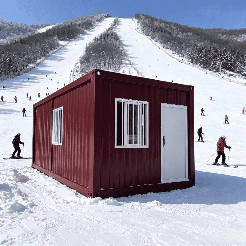 Expandable Modular Container House 20ft Foldable Tiny Home Prefab Portable Mobile Office Quick Build