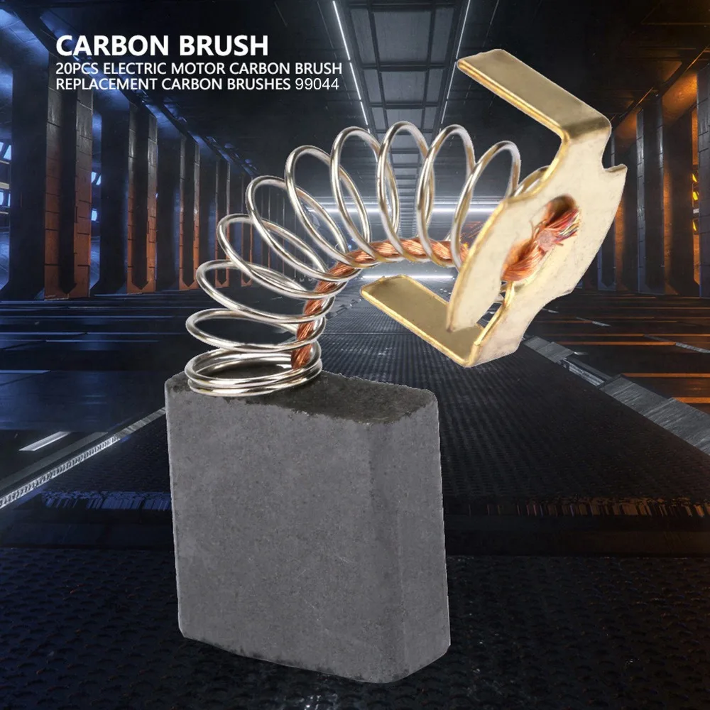 20pcs 7 * 17 * 18mm Electric Motor Carbon Brush Carbon Fibre Brush 44A Carbon Carbon Motor Brushes