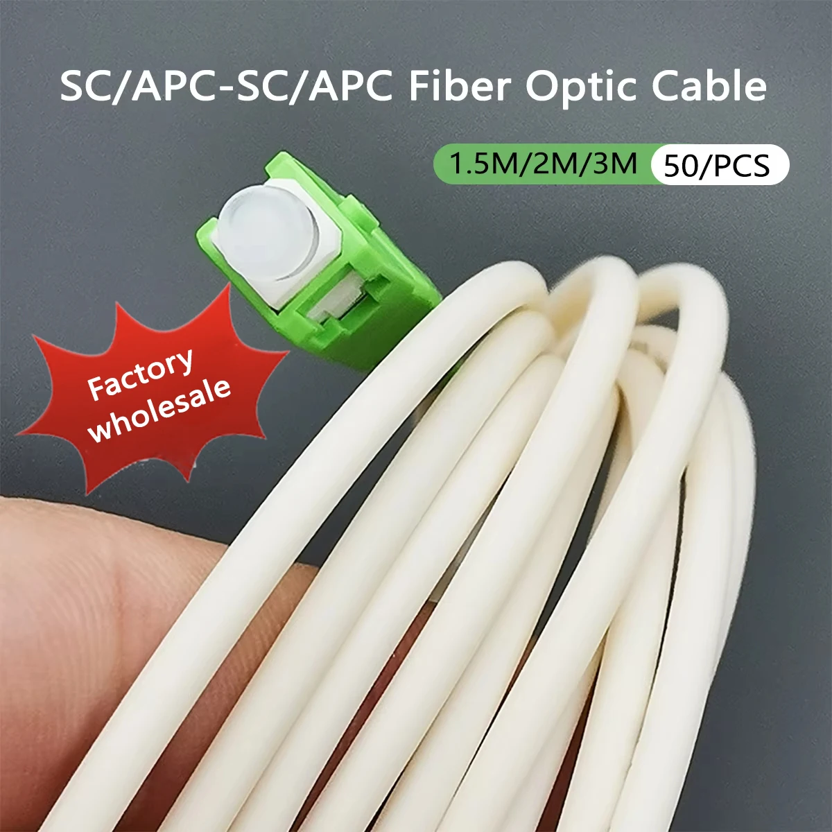 50PCS Fiber Optic C…