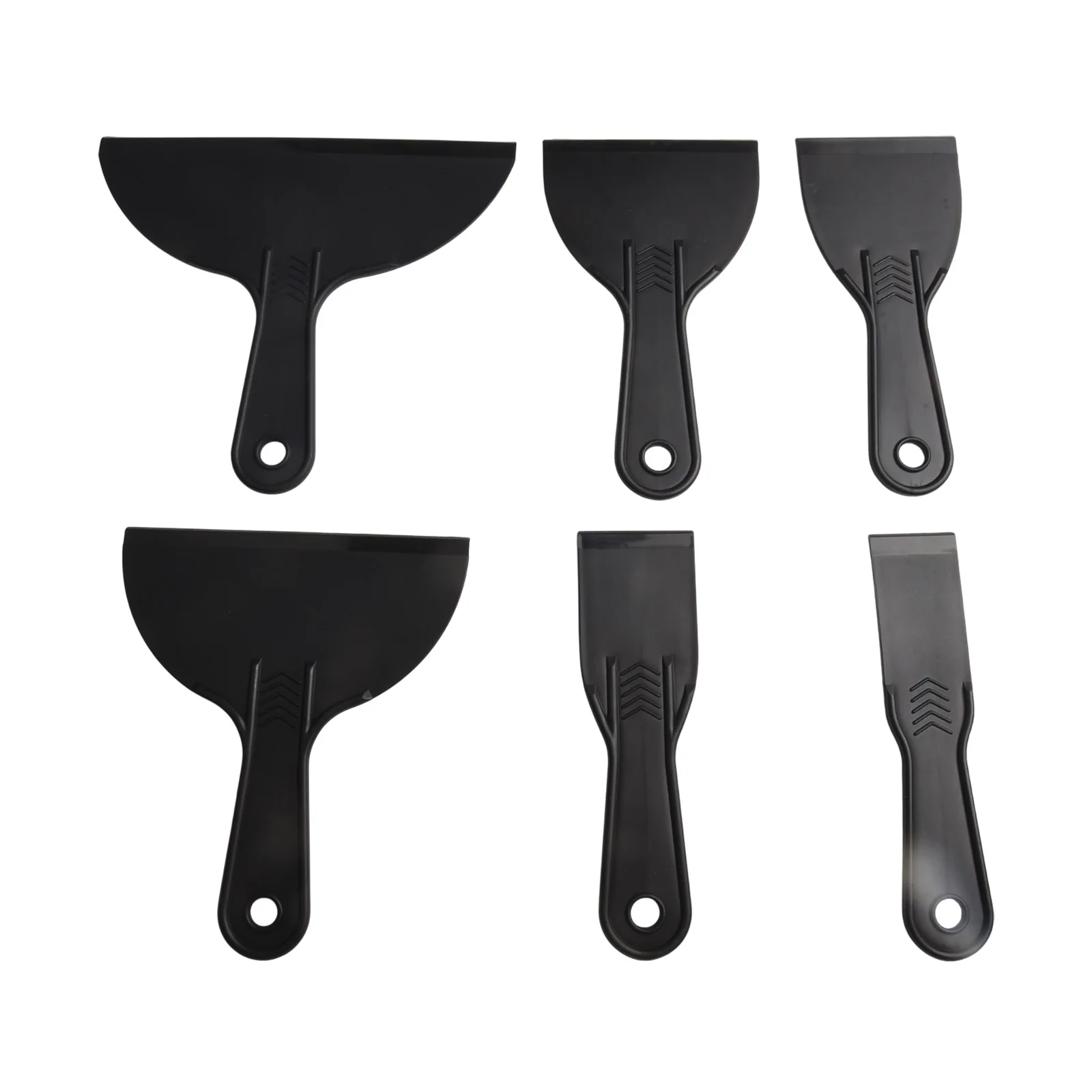 1/6PCS 1.5-8In Paint Scraper Tool Plastic Scraper Tool Joint-Knife For Repairing Drywall Removing Wallpaper Mud Plaster Scraping