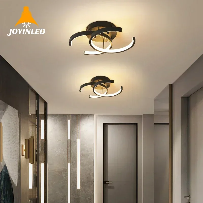 Nodic Indoor Surface Mounted Round Square Acrylic Drop Corridor Ceiling Fixture Led Light for Home Ceiling Lamp