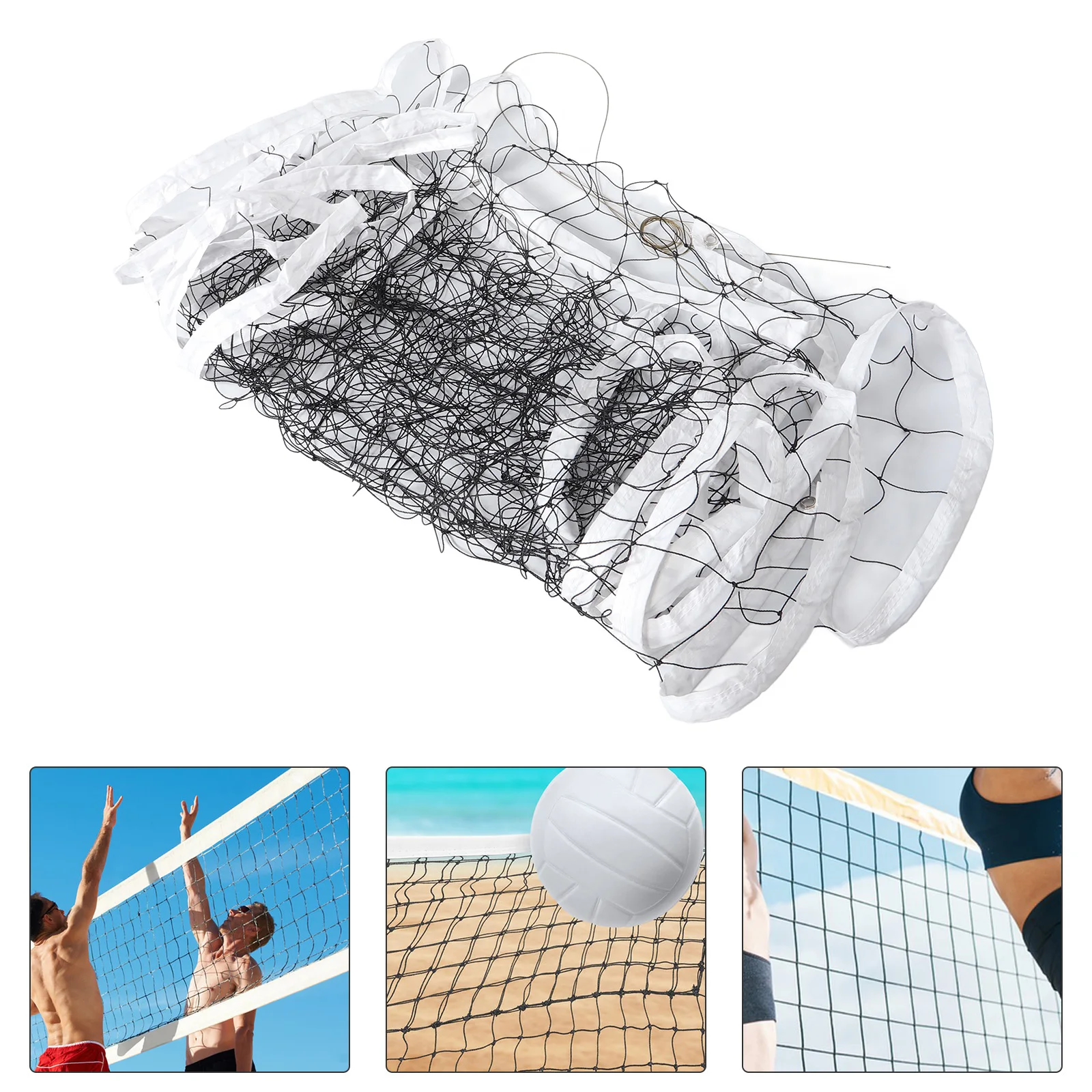 

Portable Volleyball Net for Outdoor Heavy Duty Backyard Beach Pool Folding Badminton Sports