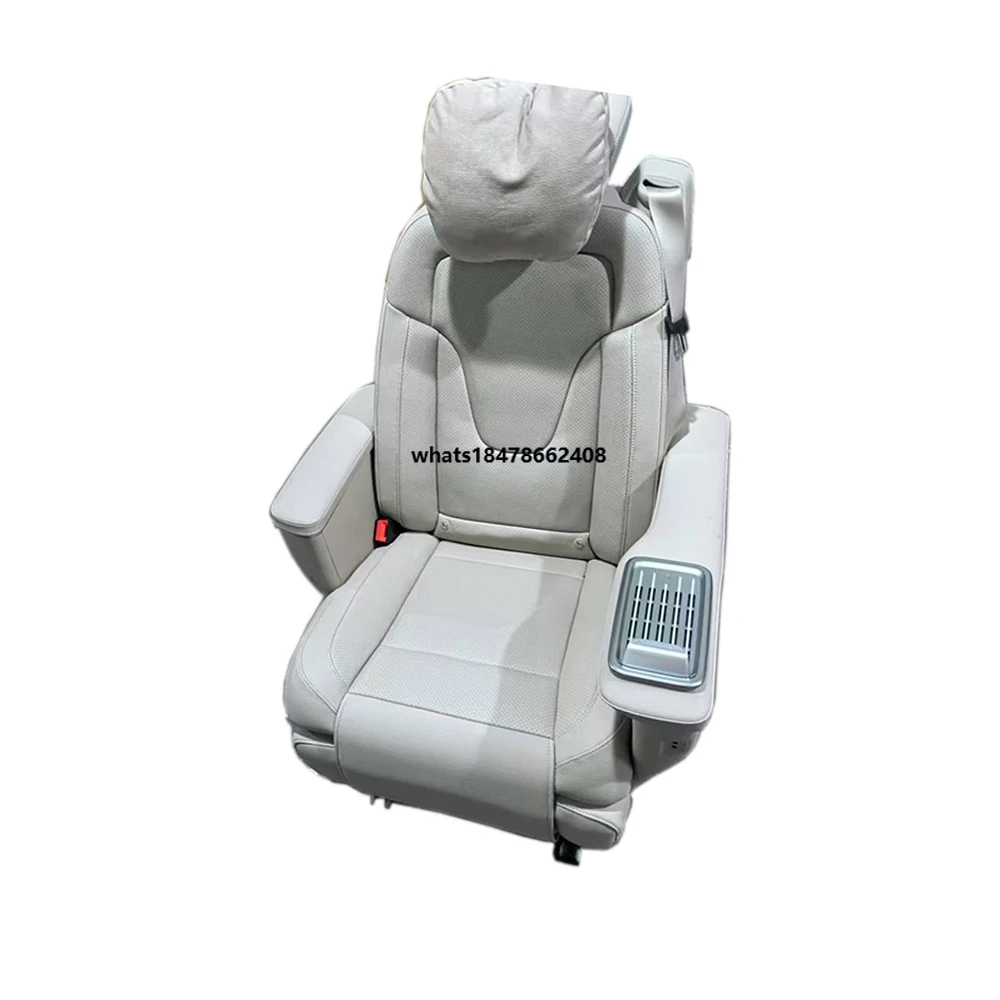 Assento de Carro para Classe V 2025 W447, Assento de Couro na Cor Bege ou Preto, Cadeira Interior Vito W447, Acessório para Carro W447 V250 V260 V220