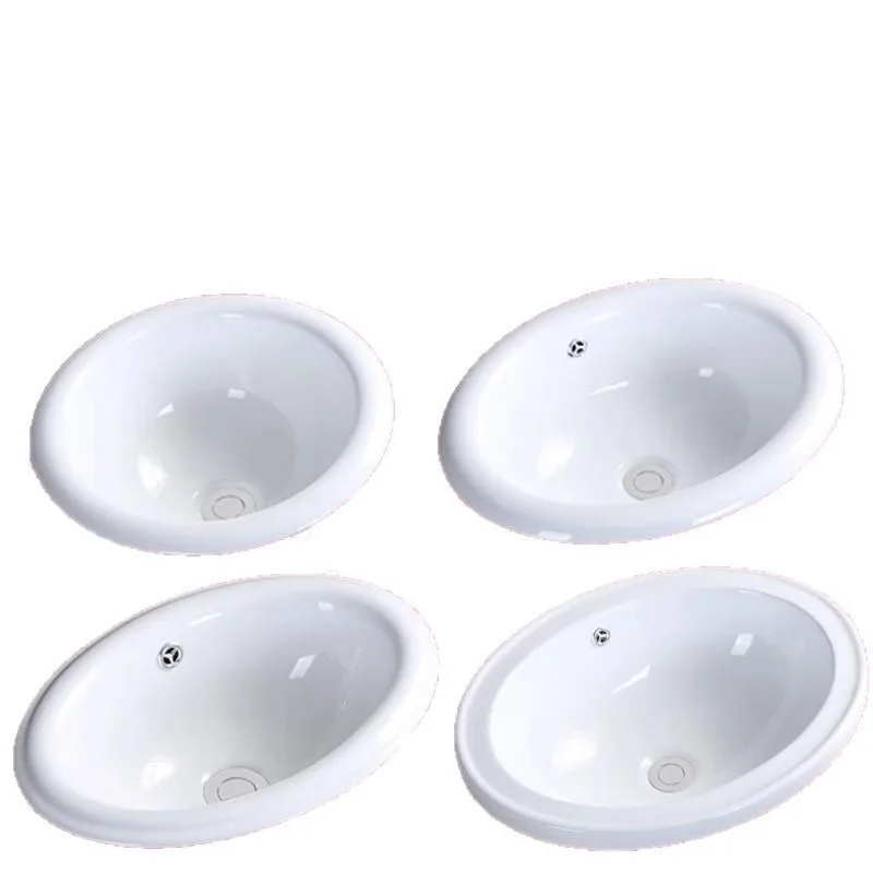 

Тайчжун, полувстроенная овальная раковина на сцене, квадратная встроенная раковина под камнем под сценой, керамическая раковина