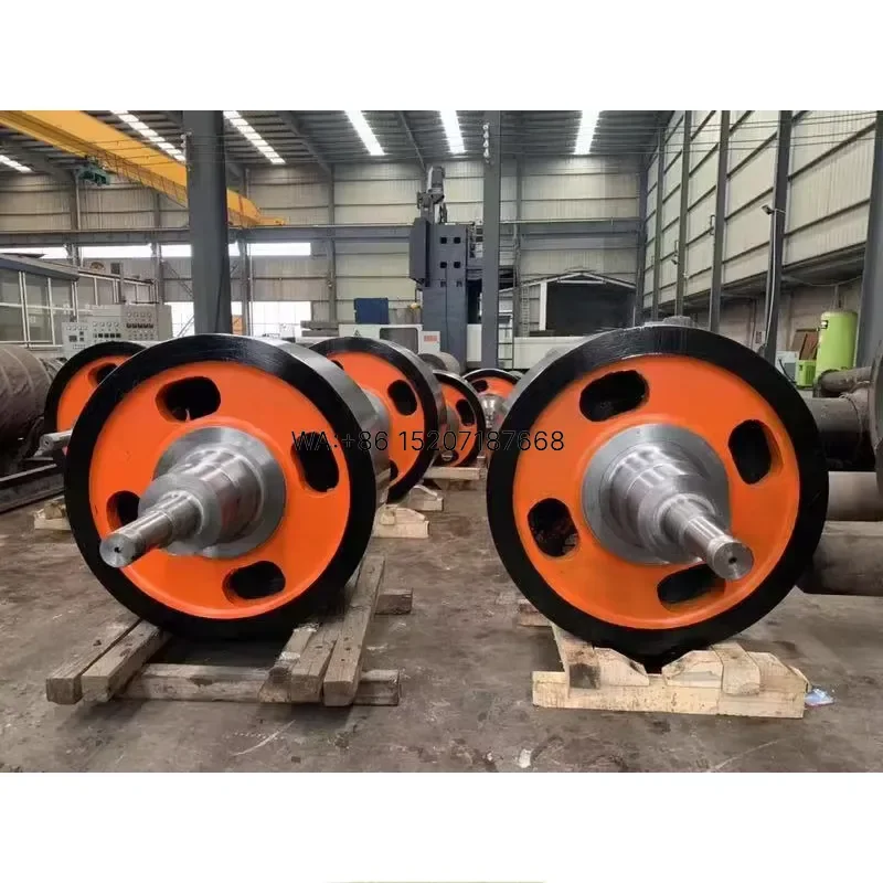 Wmwmnu Professional Steel Alloy Rotary Kiln Support Roller for Industrial Use High Quality Durable and Reliable Performance