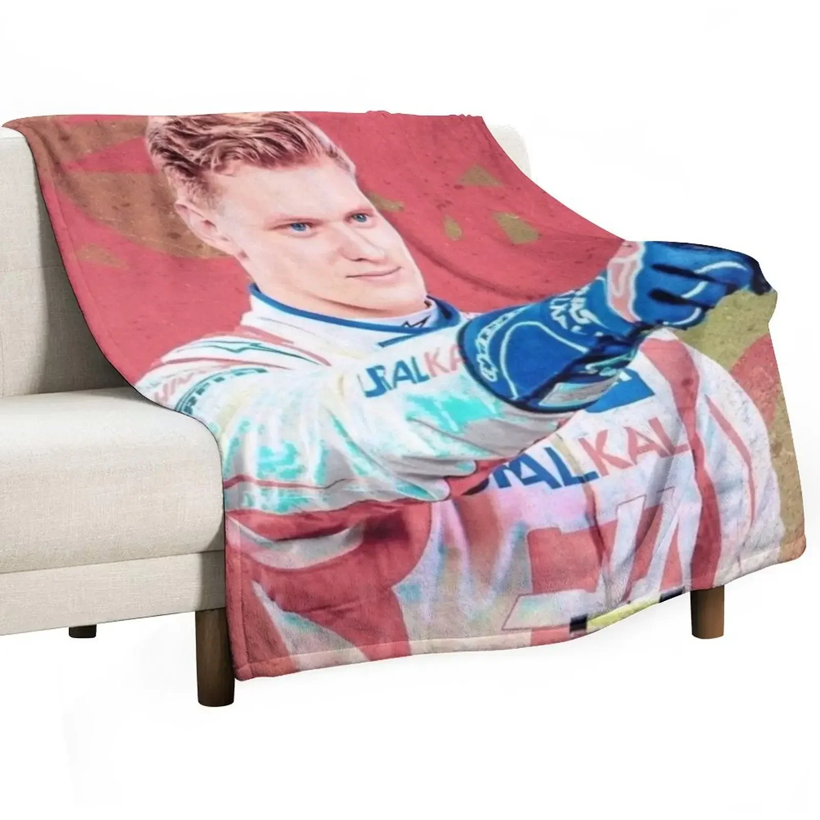 

mick schumacher Throw Blanket Large Summer sofa bed Blankets