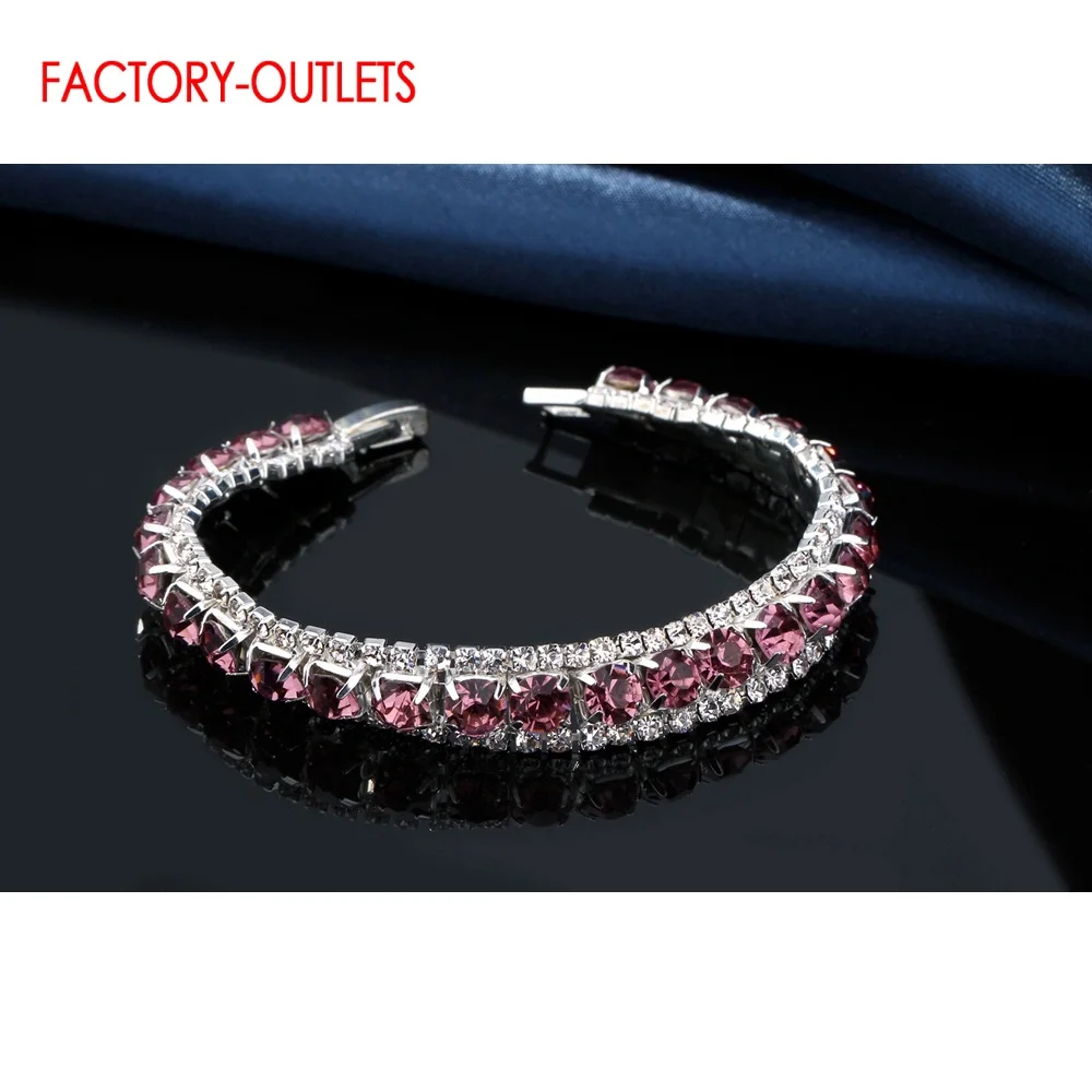 Wholesale New Arrival 925 Sterling Silver Bangles& Bracelet For Women Korean Style Fashion Jewelry Multiple Color For Choice