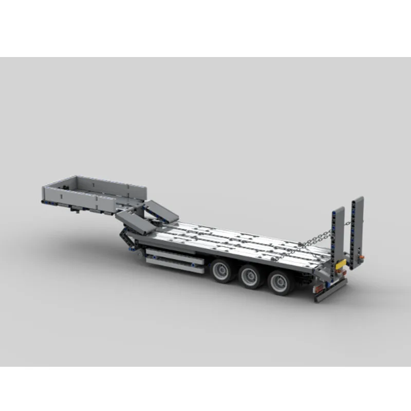 

MOC-138583 City New Model 1:21 Low Loader Trailer Building Blocks 698 Parts Boys Children's Birthday New Year Toy Gift