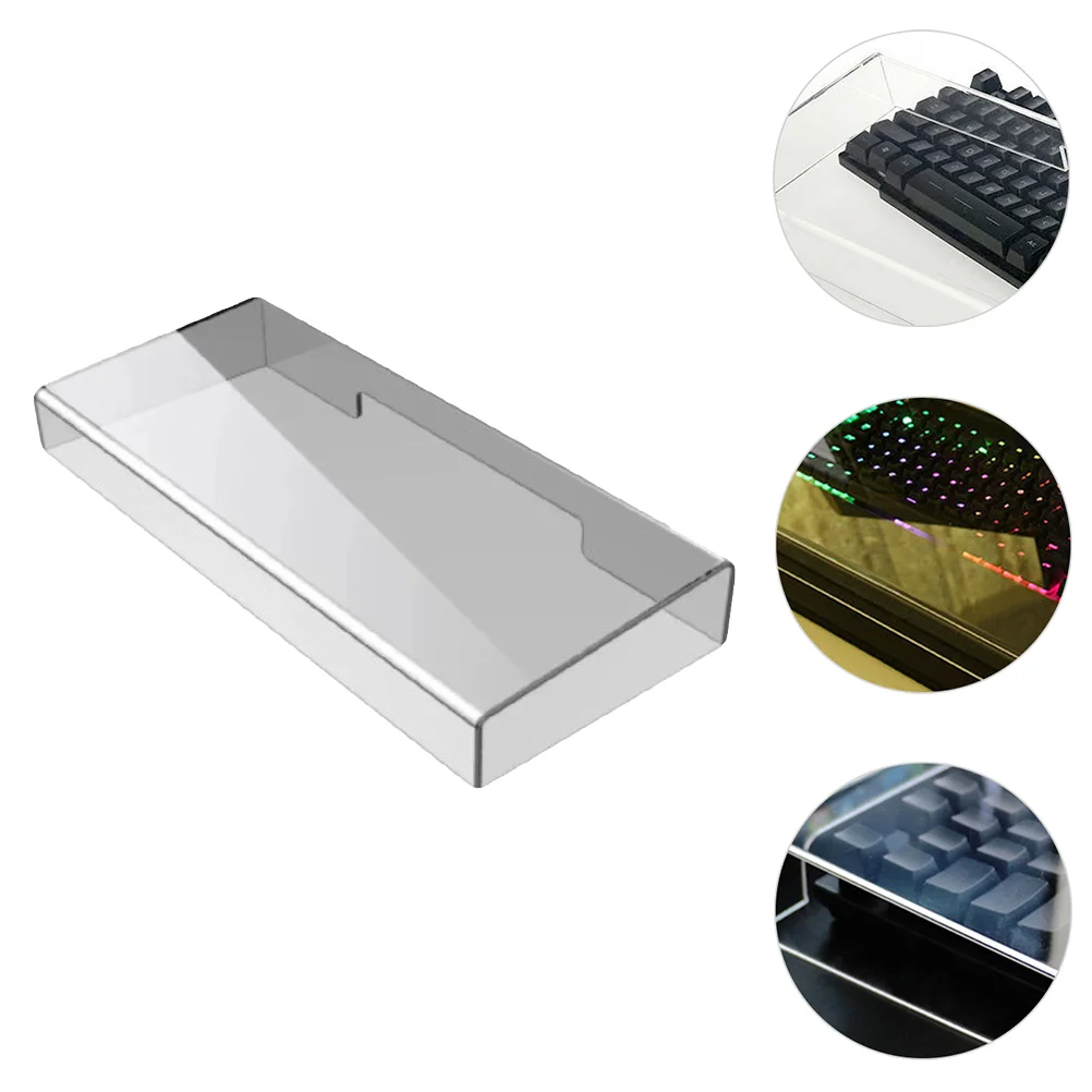 

Laptop Stand Dust Cover Protective Case Acrylic Keyboard Protector White Accessory