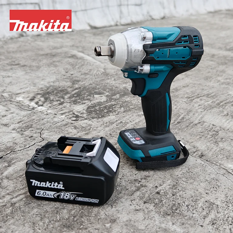 แบตเตอรี่ Makita รุ่น BL1860B 18V 6.0Ah LXT ลิเธียมไอออน ชุดอุปกรณ์ ชาร์จได้ ใช้แทนแบตเตอรี่เครื่องมือไฟฟ้าไร้สาย เลื่อย พร้อมที่ชาร์จ