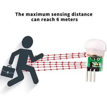 1-10個AM312 PIR人體運動感測器戶外迷你熱釋電紅外線PIR人體紅外線感測器模組人體手動運動感測器偵測器 8 最佳銷售 戶外運動感應器 - №4