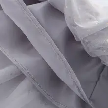 Kids Mesh Mini Skirt with Glitter Stars #6