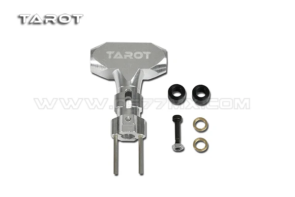 Ensemble de coques d'hélicoptère Tarot 450, Rotor principal de Sport, Tl1296 bleu/argent