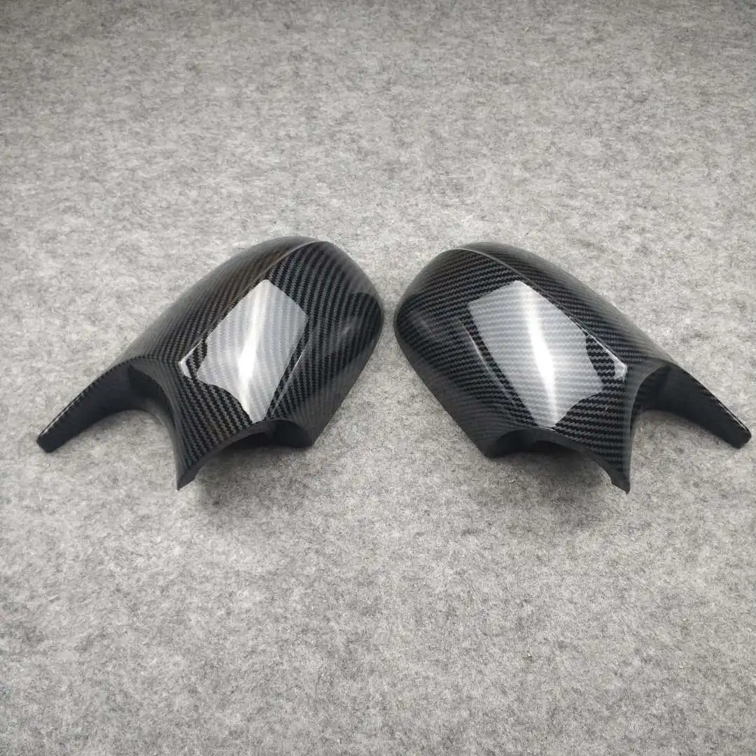 Carbon Look Rearview Mirror Cover Caps For BMW E87/E81/E82/E88/E90/E91/E92/E93 2004-2013 ABS Material Auto Side Housings