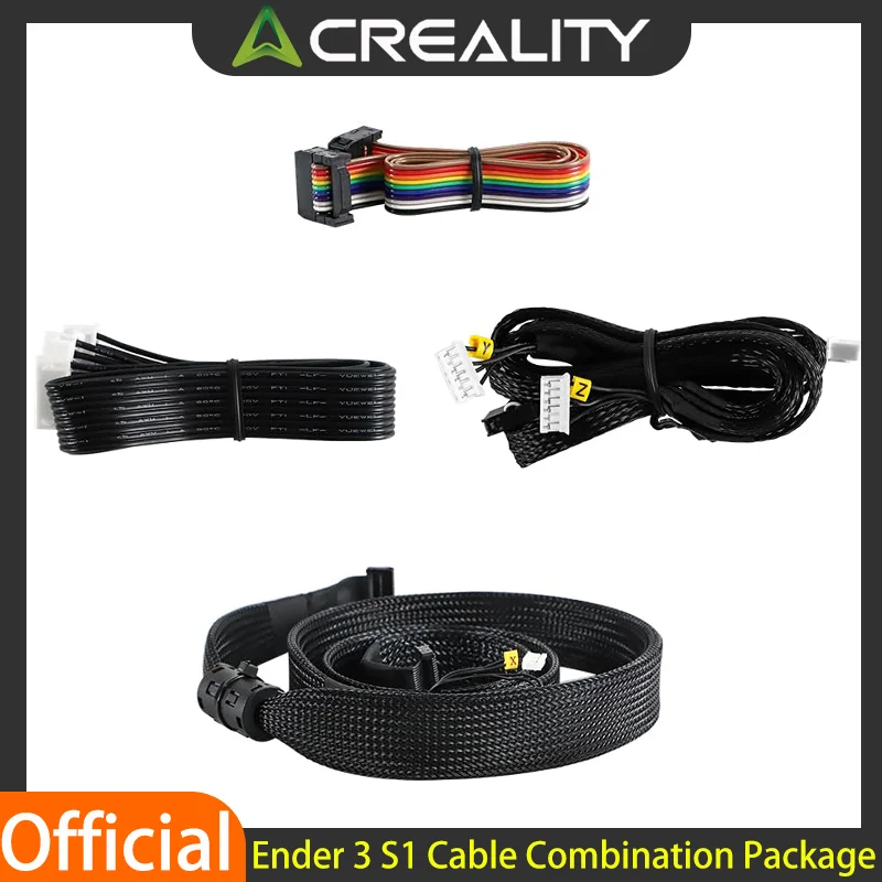 

Официальные кабели Creality Ender 3 S1, комбинированный экранный кабель, плоский кабель и ограничительный кабель двигателя для Ender-3 S1