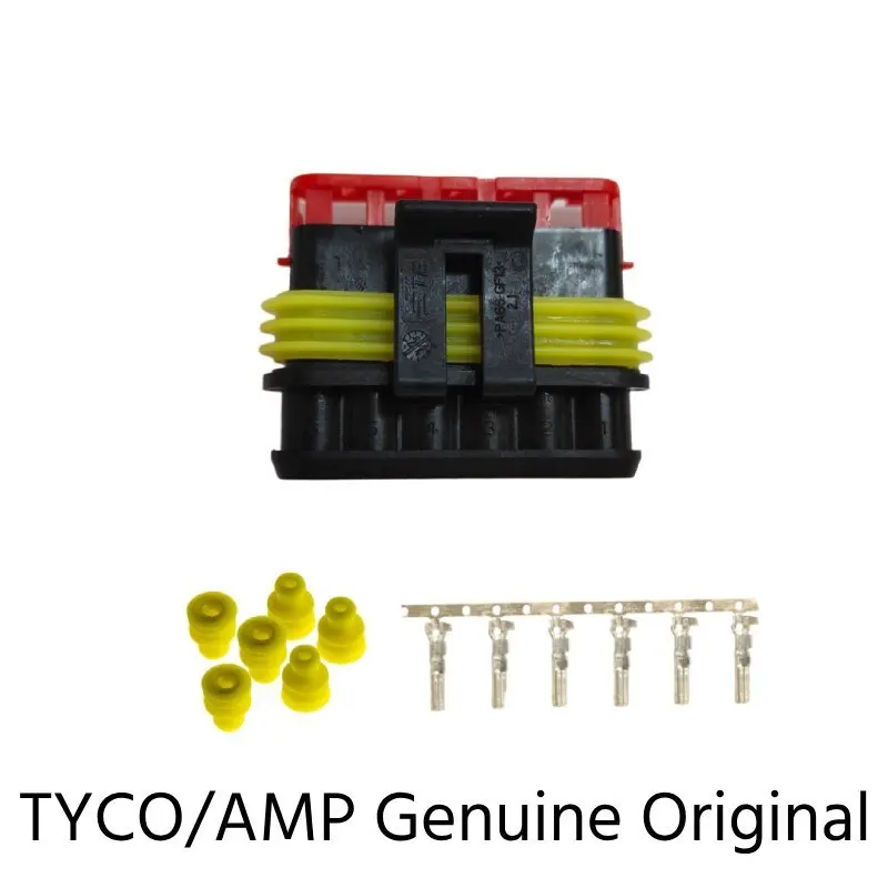 6-pin 282108-1/282090-1 male-female connector Superseal 1.5mm connector terminal waterproof plug original brand produ
