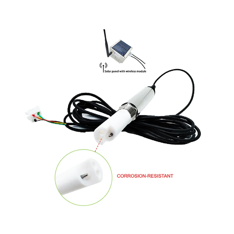 High Range Water Sensor Salinity Temperature Meter for Brackish Water Industrial IoT Aquaculture Monitoring