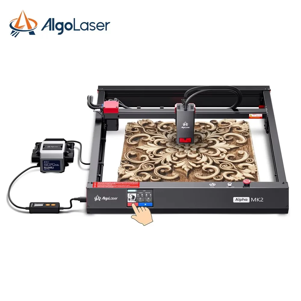 Algo Diy portable Plastic CNC mini wood cutter engraving machine  engraver Metal Belt