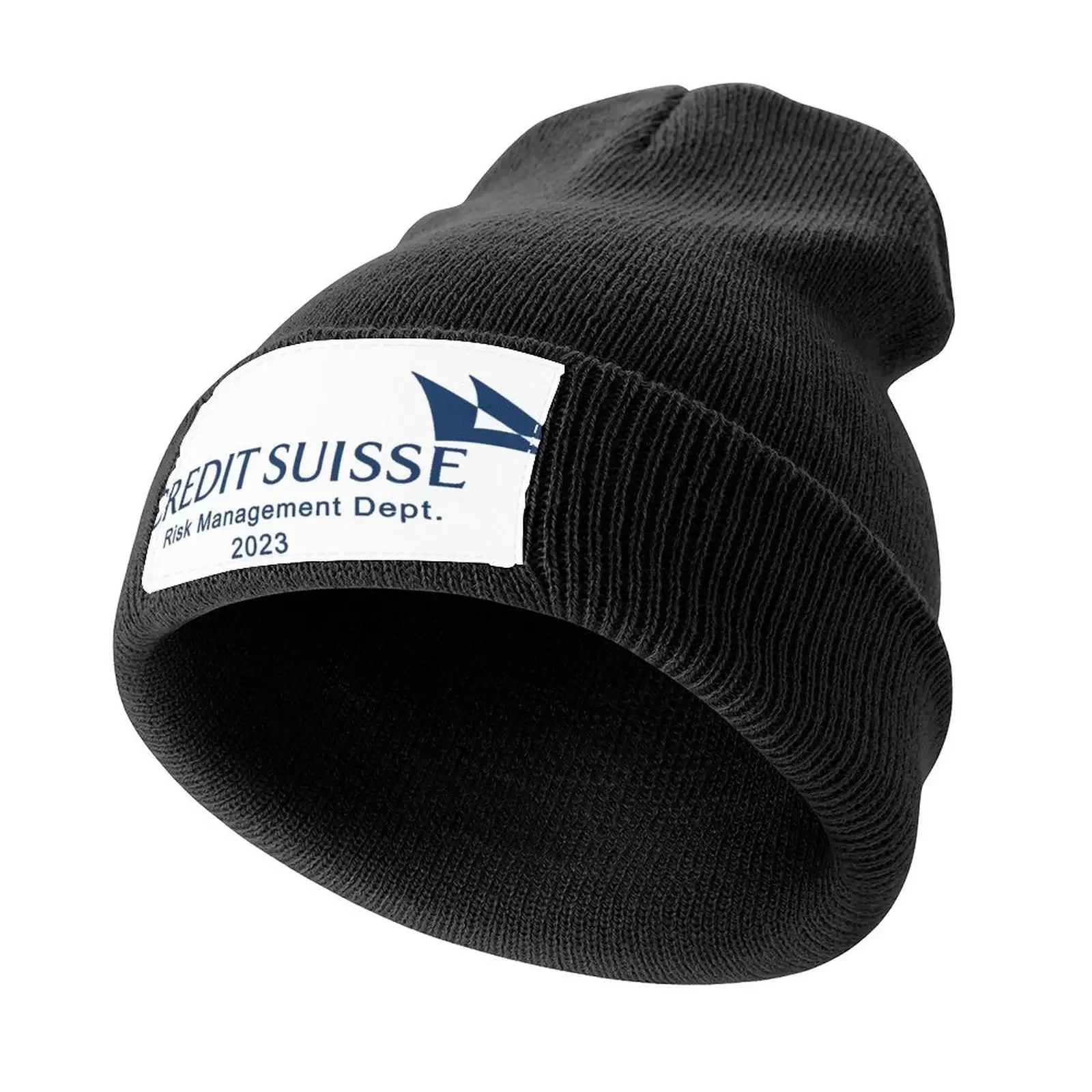 

Credit Suisse Risk Management Department Knitted Cap Thermal Visor birthday Ball Cap Bobble Hat Golf Women Men's