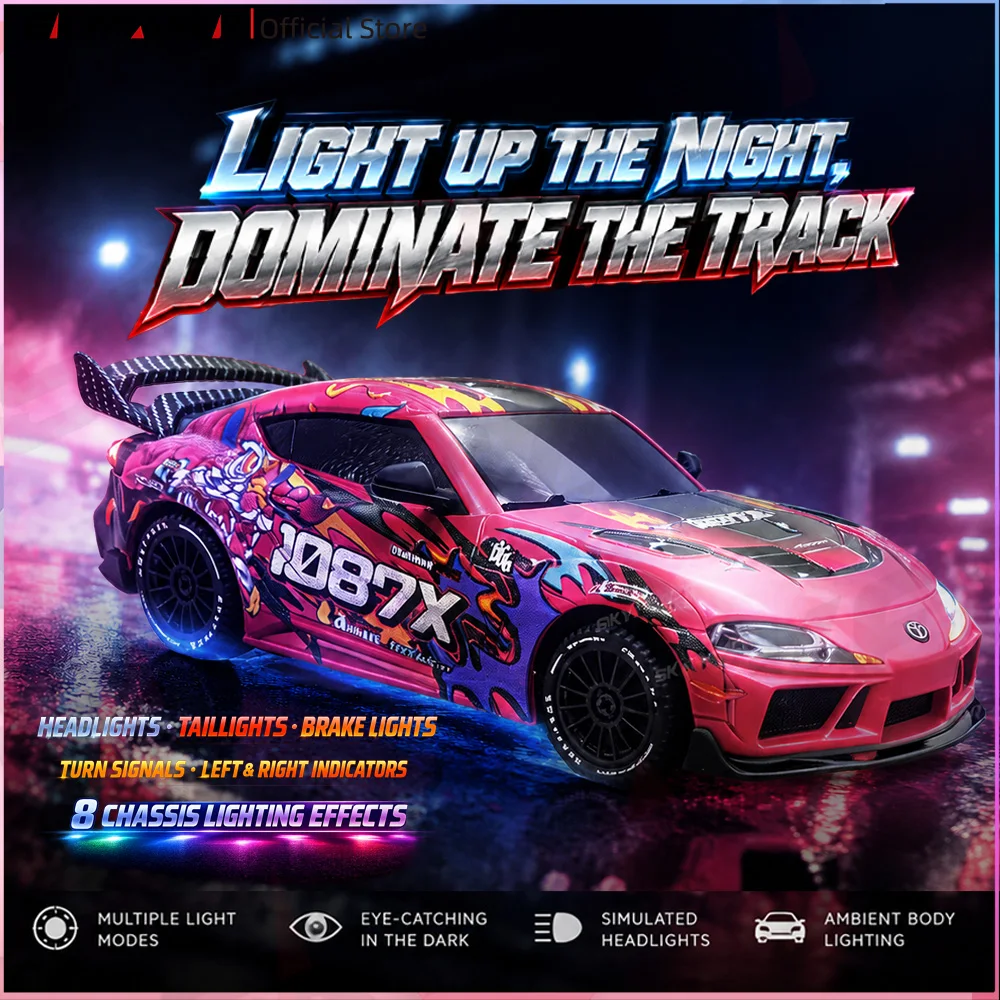 JXC SP4301 1:43 Scale Mini RC Drift Car 4WD 2.4GHz Remote Control  with   Gyroscope LEDLights  Rechargeable Racing Car Toy Gift