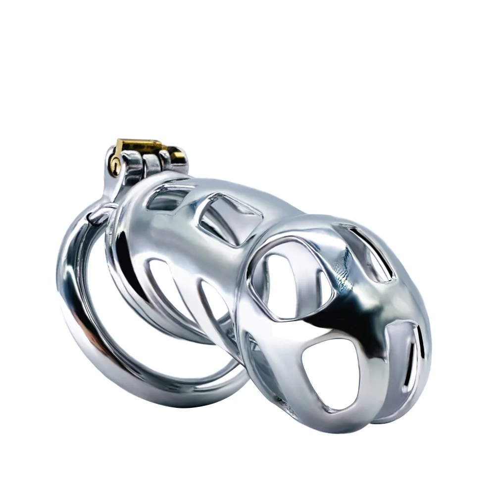 Cobra New Arc Ring Men\'s Bird Cage Stainless Steel Chastity Cage Adult Sex Toy