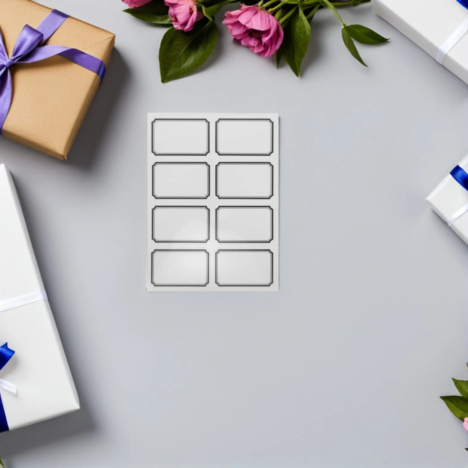 40 ورقة شفافة بولي كلوريد الفينيل ملصقات ملصقات ذاتية اللصق قابلة لإعادة الكتابة قابلة للإزالة لصناديق التخزين الجرار حاويات منظمة مخزن