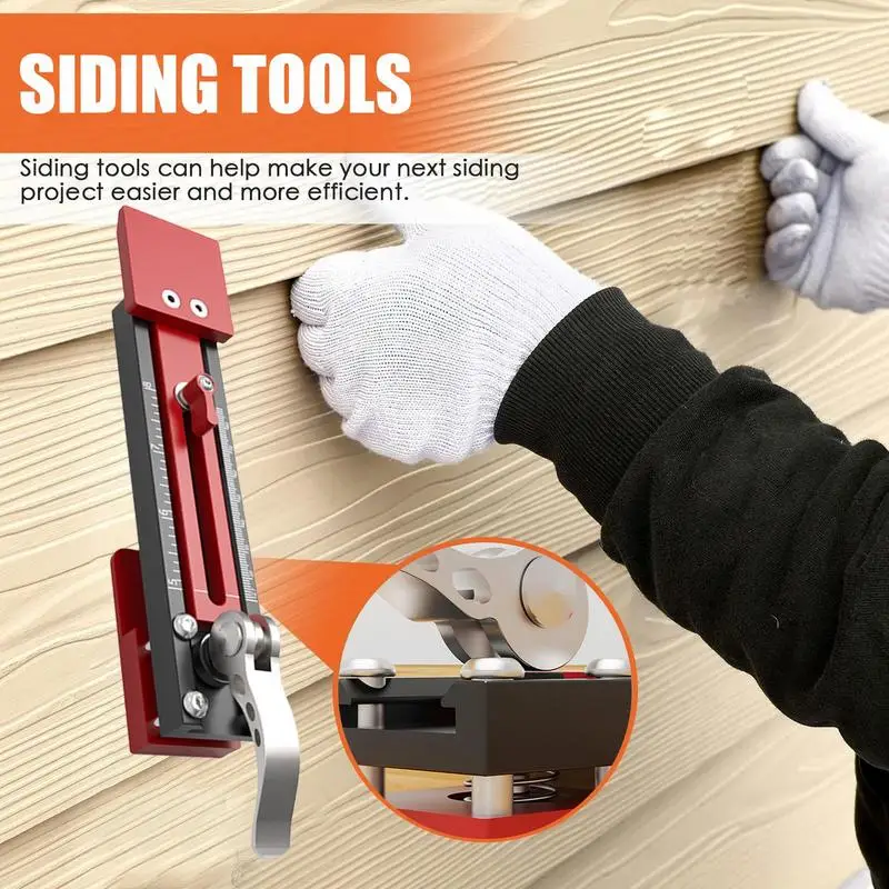 Siding Installation Tool Aluminum Alloy Siding Gauge Mounting Tool Installation Siding Tool With Adjustable Reveals For Home