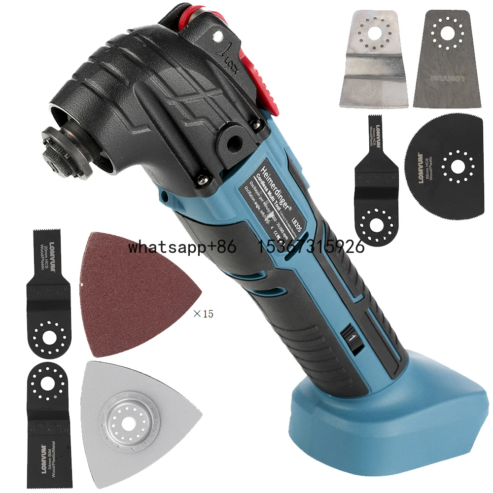 

18V cordless Multi Function tool Electric Saw Multi Purpose Renovation Power Tools Oscillating Multi Tools with 4.0Ah battery