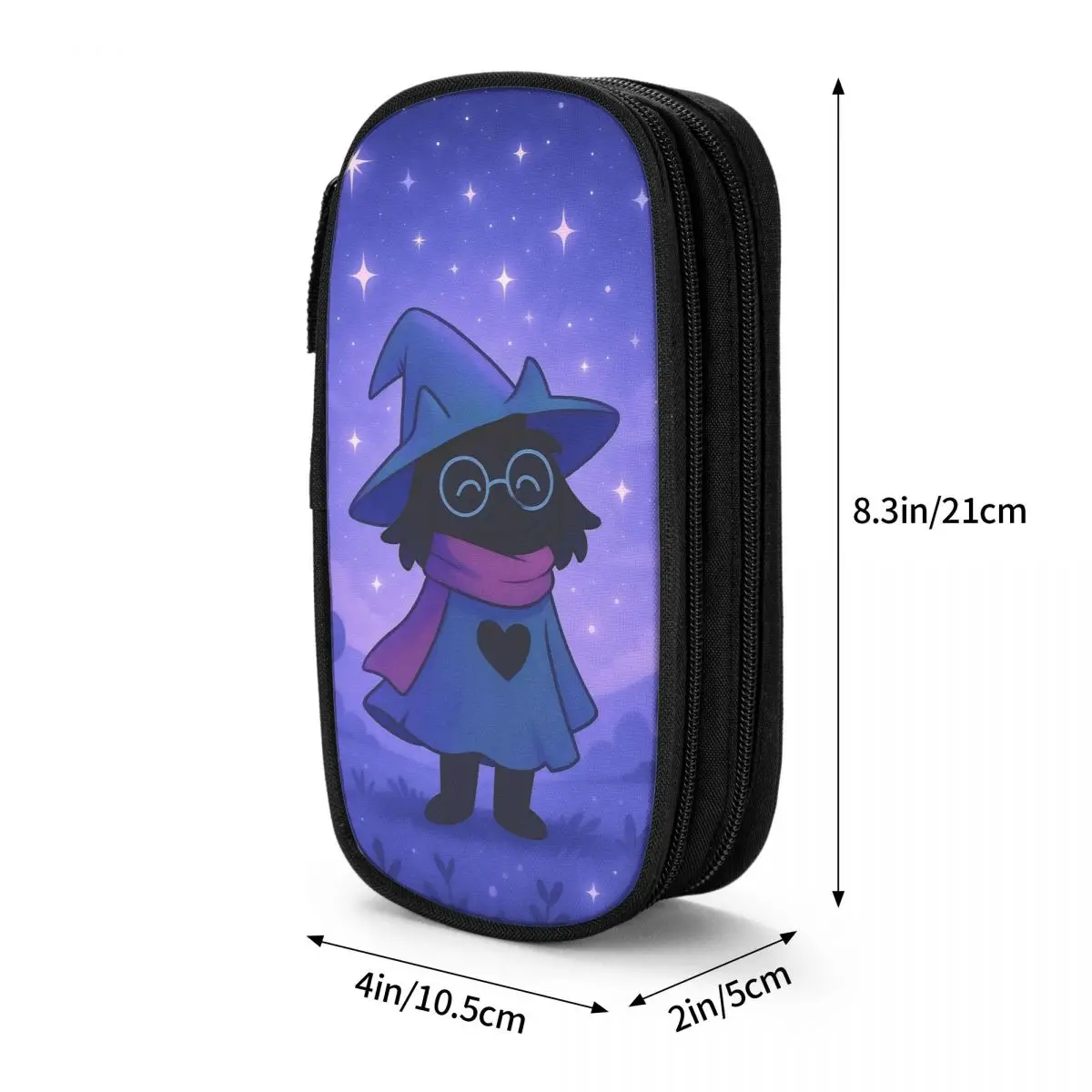 Deltarune Ralsei Game Etuis Mooie pennendoos Tas Student Grote capaciteit Studenten School Rits Pennenbakje