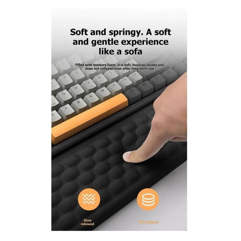 Super SaleWrist Rest with Keyboard Stand Computer Wrist Support Pad Ergonomic Keyboard Riser Holder Lifter Tray for Office Home