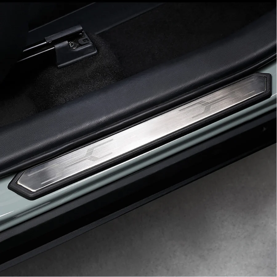 For Toyota Rav4 XA50 Corolla Cross 2021-2023 Accessorie Door Sill Inside Scuff Plate Cover Child Anti-Dirty Pad Bumper Protector