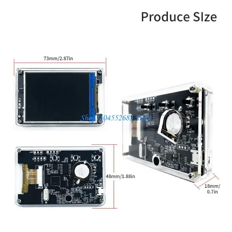 ساعة شاشة LCD متعددة الوظائف Y6GD مع ميزات تصور طيف الموسيقى الديناميكي مناسبة للاستوديوهات والصوت المنزلي #6