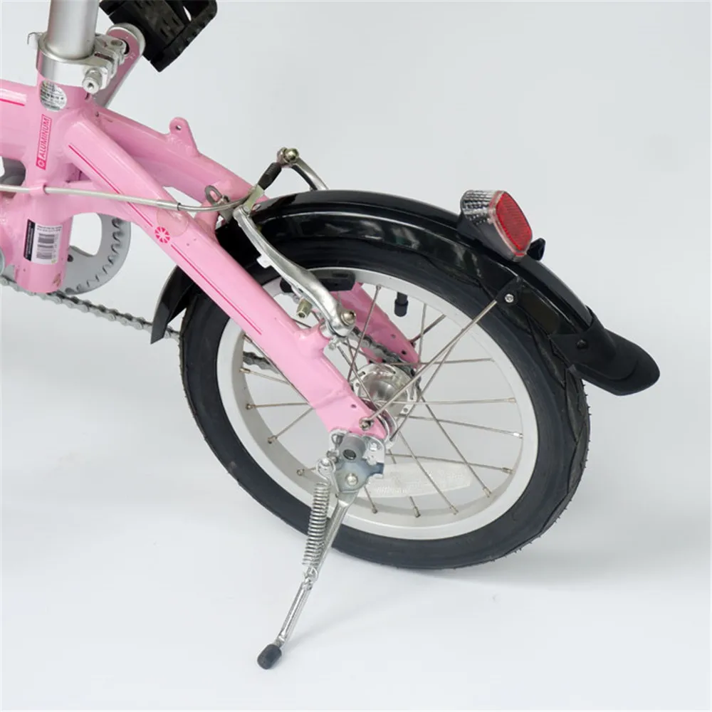 Guardabarros trasero delantero para bicicleta plegable de 14-16 pulgadas con Reflector de seguridad trasero para Dahon Fnhon bicicleta V freno de