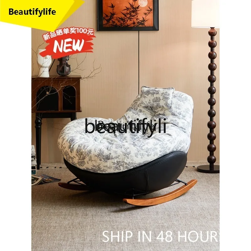Penguin rocking chair household lazy designer living room leisure single sofa recliner