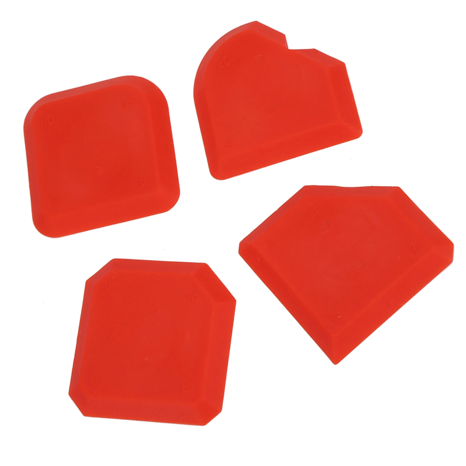 Caulk Finishing Tool 4pcs/set Silicone Sealant Remover Smoother Finisher Scraper Cleaner Caulking Tool Kit Caulking Spatulas