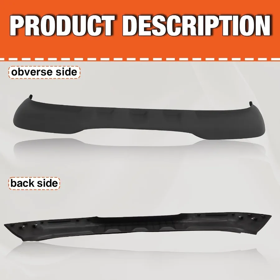 349-18135-10 4Wd Front Bumper Lower Valance Panel W/O Fog Compatible With 1998-2000 Ford Ranger FO1095173 for Off-Road Vehicles