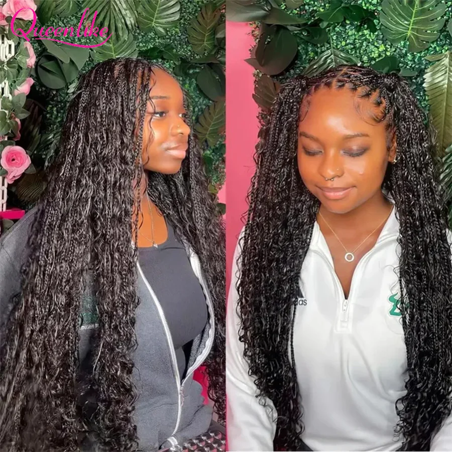 Queenlike-Deep Wave Bulk Traiding Hair para mulheres, 100% cabelo humano, não processado, sem trama, extensões cruas, 50g, 100 g