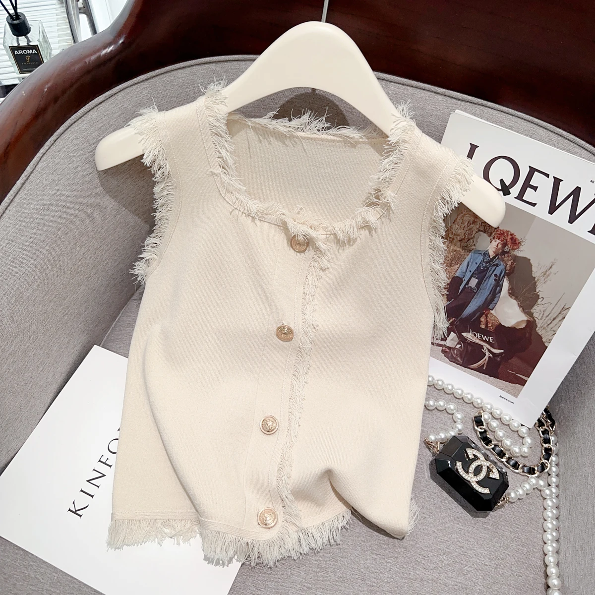 

Свитера Джемперы Жилеты Женский Свитер Жилет Гранж Для поездок на работу Y2K Стиль Slim-Fit Осенняя субкультура Панк Удобный вязаный сексуальный повседневный