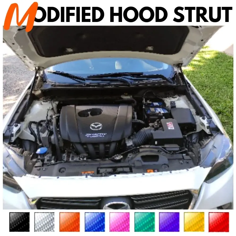Front Hood Struts for Mazda CX-3 (DK) 2014-present Shock Lift Supports Bonnet Gas Dampers Springs No-Drill