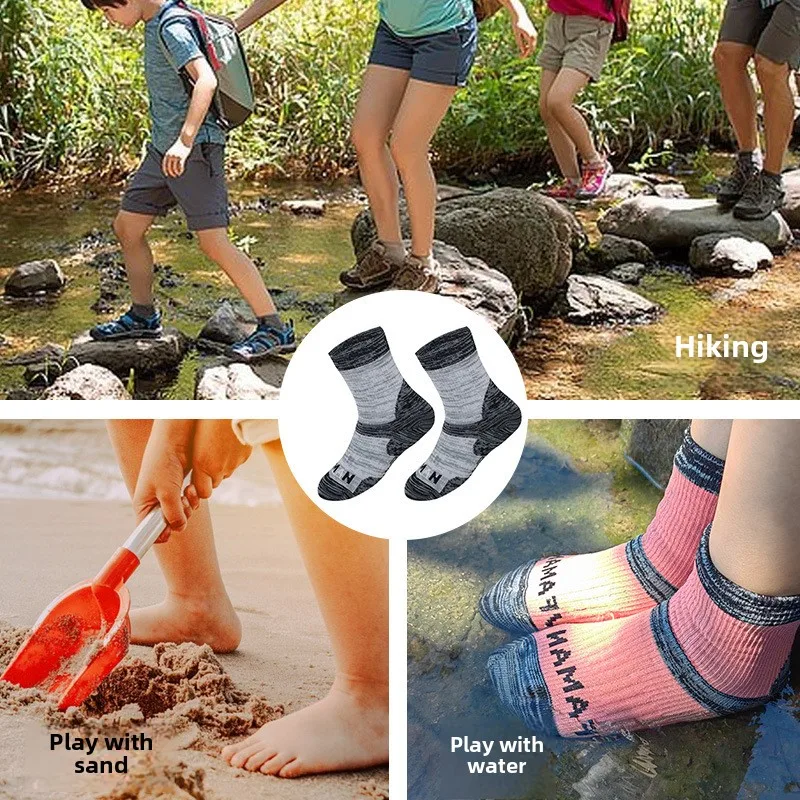 Children's Waterproof Socks Outdoor Sports Socks Running Hiking Sport Cycling Winter Skiing Warm Windproof Kids Waterproof Socks