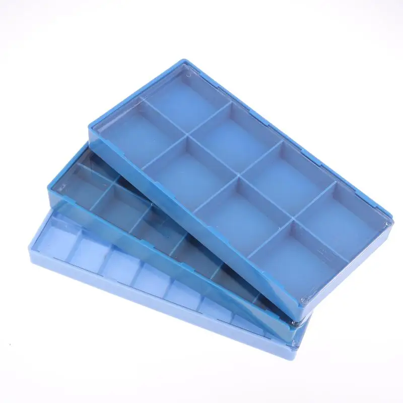 8/18 /24 Grids Watch Parts Storage Box With Lid Watch Repair Tool Organizing For Watchmaker Supplies 19.5*9.5cm