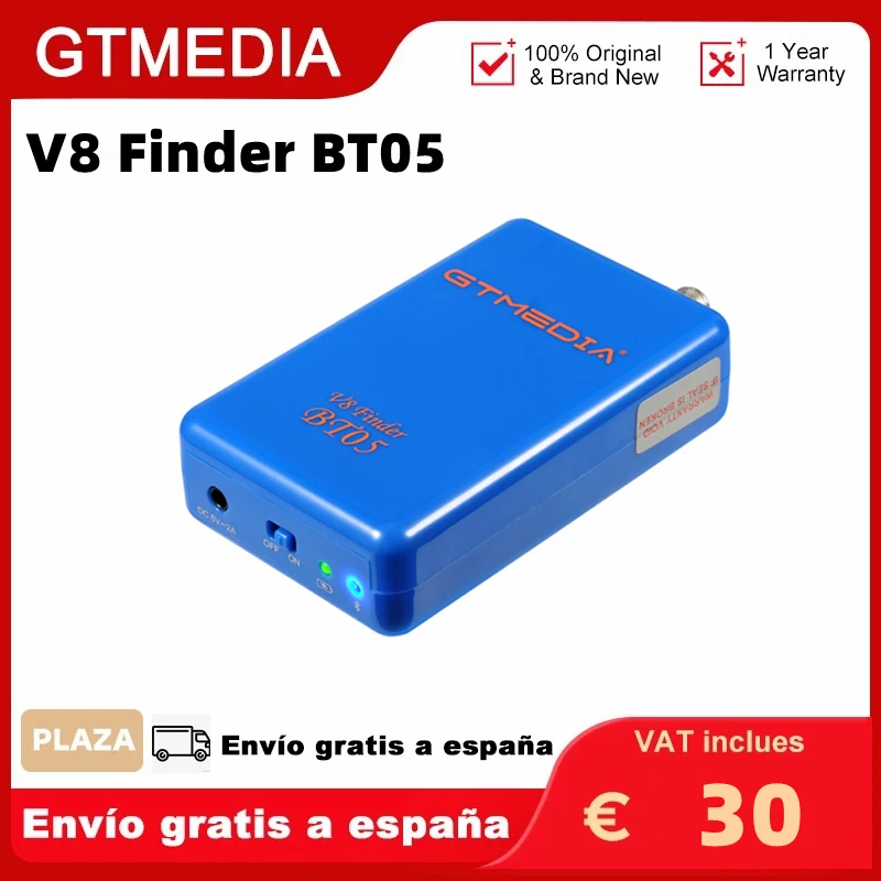 GTMEDIA V8 Finder BT05 Digital Satellite Finder DVB-S/S2 1080P Better Than Satlink WS-6933 6906 6916 Support Android/IOS System