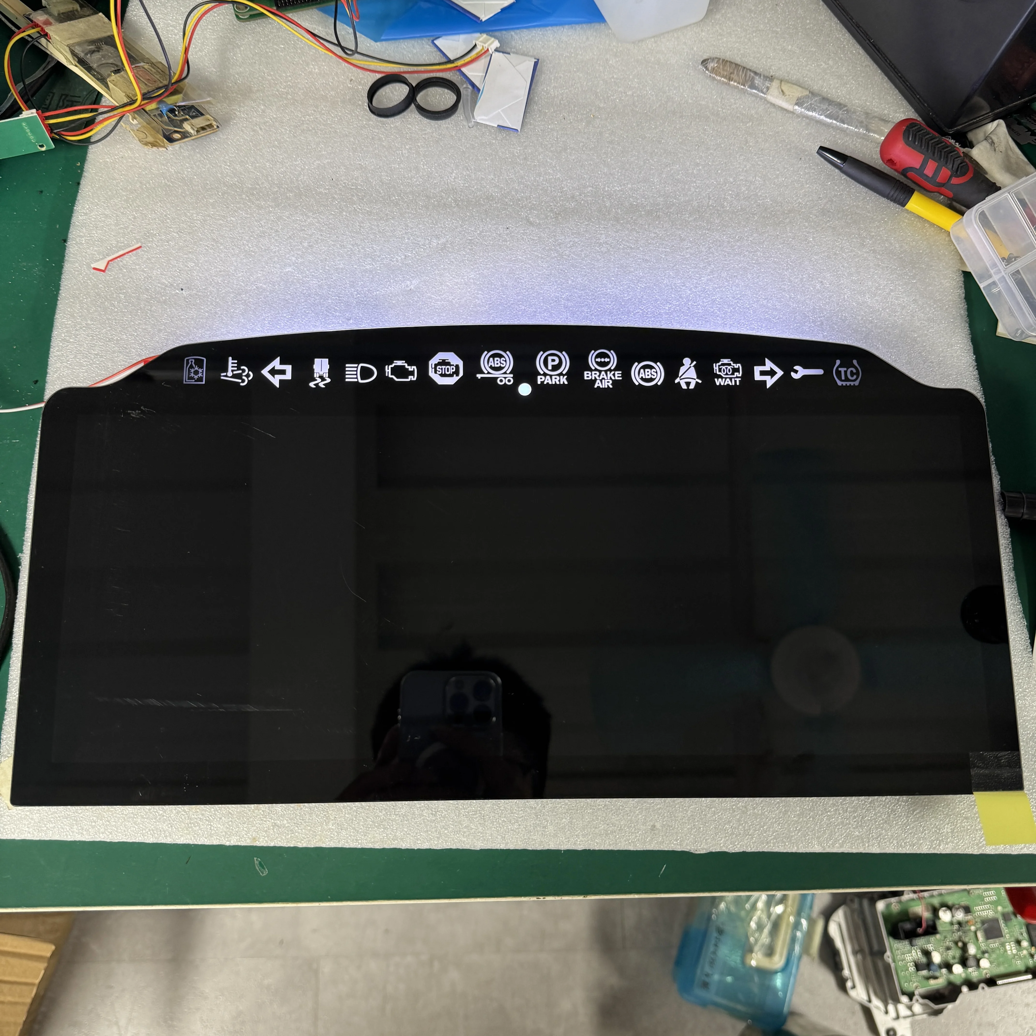 15 inch Display for Peterbilt 579 567 589 389 Paccar Digital Instrument Cluster